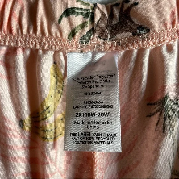 NEW Joyspun 2 Piece Tank & Shorts PJ set “Peach Bud” Women’s Sz. 2X - Picture 6 of 9